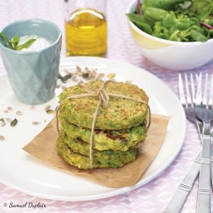Galettes de légumes multi-graines