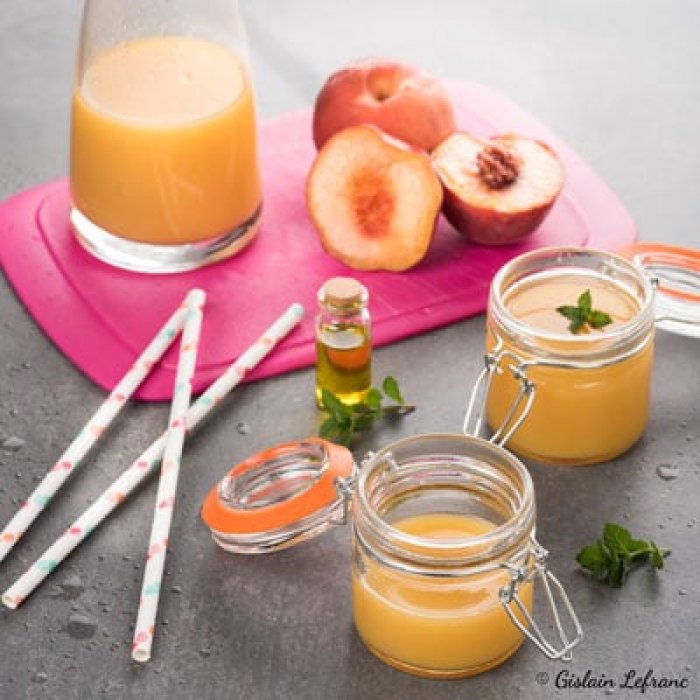 Gaspacho de pêches à l'huile d'olive