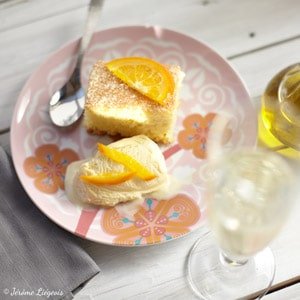 Gâteau orange, amaretto et huile d'olive