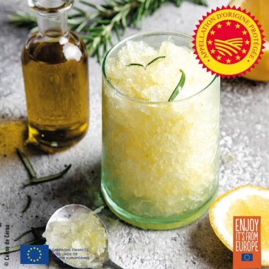 Granité romarin, citron, huile d'olive