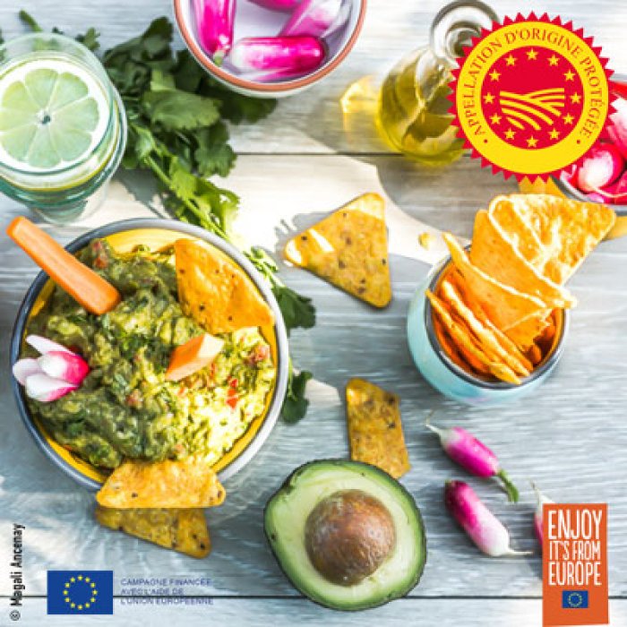 Guacamole maison à l’huile d’olive d’Aix-en-Provence AOP