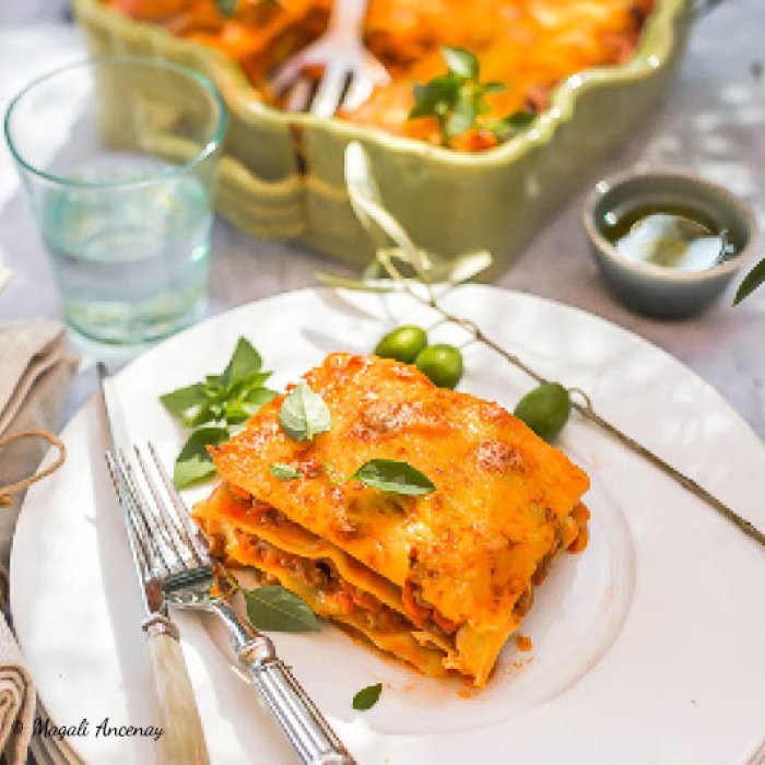Lasagnes à la bolognaise