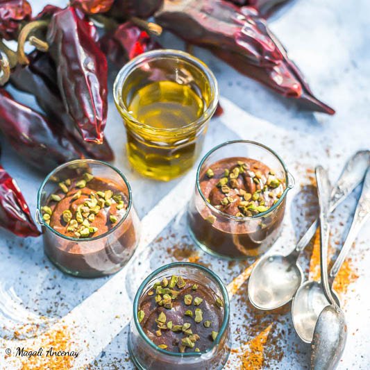 Mousse au chocolat au piment d'Espelette