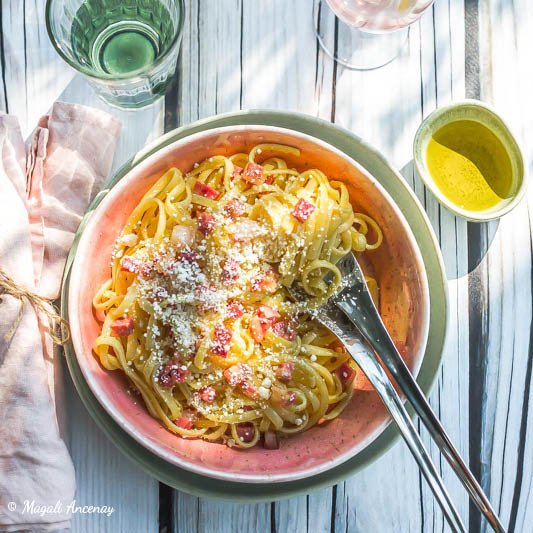 Pâtes à la carbonara