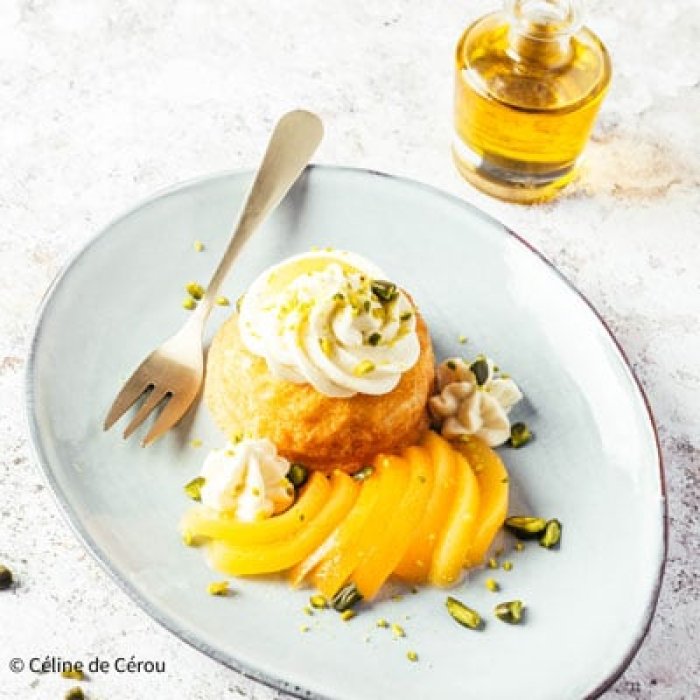 Petits babas abricots - fleur d'oranger