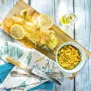 Poisson mariné aux notes ensoleillées