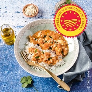 Poulet Tikka massala à l’huile d’olive de Nice AOP