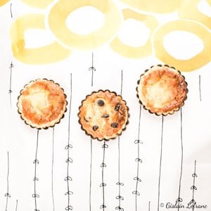 Quiche aux olives noires sans pâte