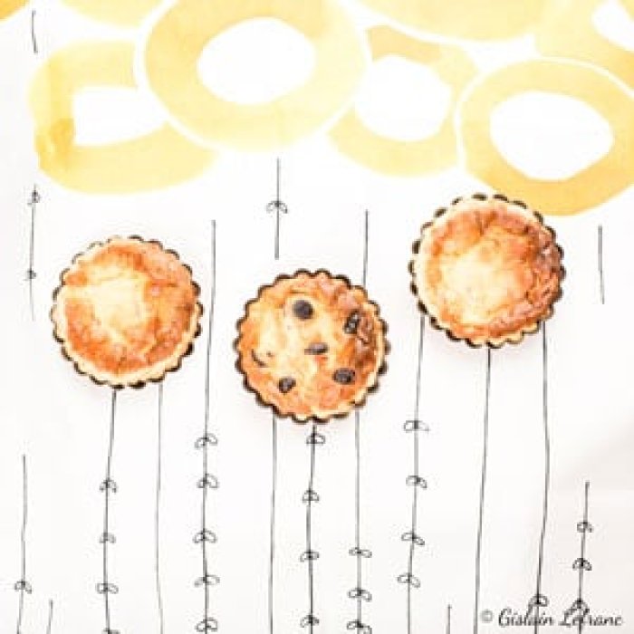 Quiche aux olives noires sans pâte