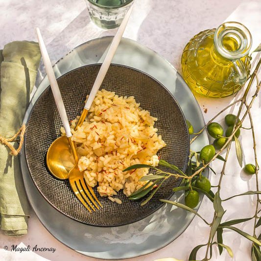 Risotto au safran