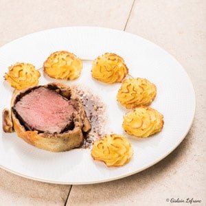 Rôti de boeuf en croûte de pâte d'olive