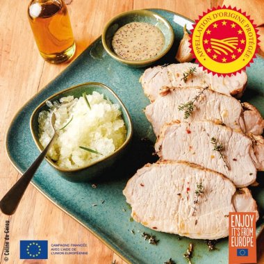 Rôti de porc, cuisson basse température
