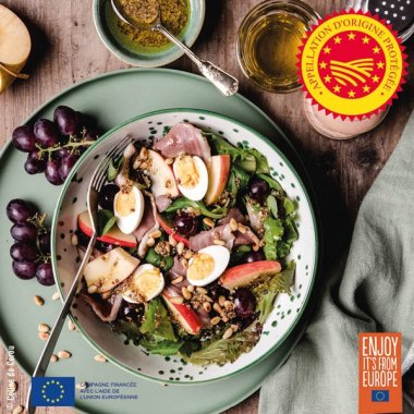 Salade automnale à l'huile d'olive
