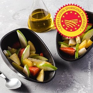 Salade de fruits à l’huile d’olive de Nyons AOP