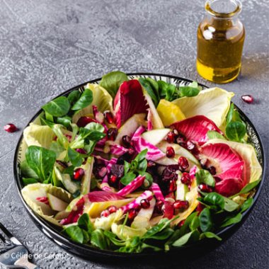 Salade d’endives, betteraves, pommes