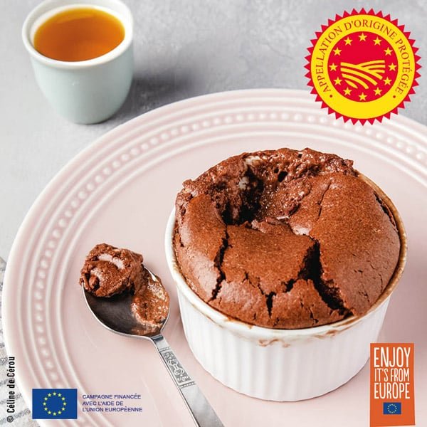 Soufflés au chocolat à l'huile d'olive