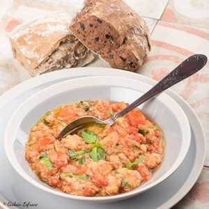 Pappa al pomodoro ou soupe à la tomate