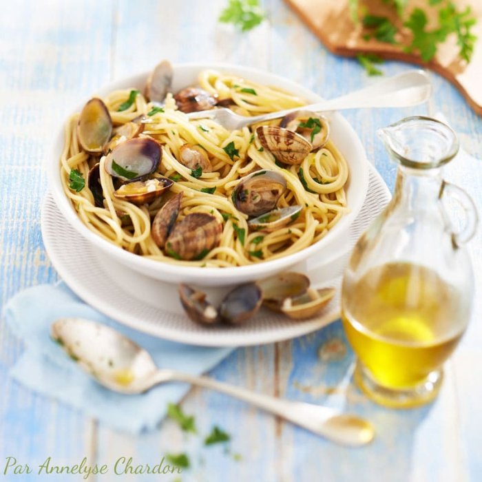 Spaghetti aux palourdes (alle vongole)