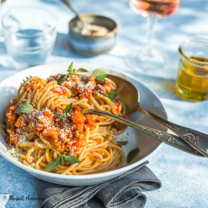 Pâtes à la bolognaise