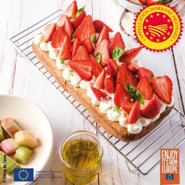 Tartake fraise-rhubarbe