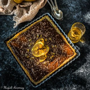 Tarte chocolat orange