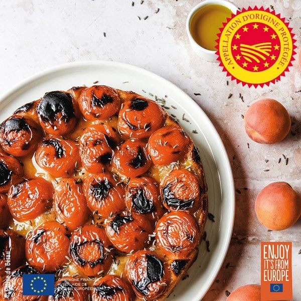 Tarte tatin abricot - lavande