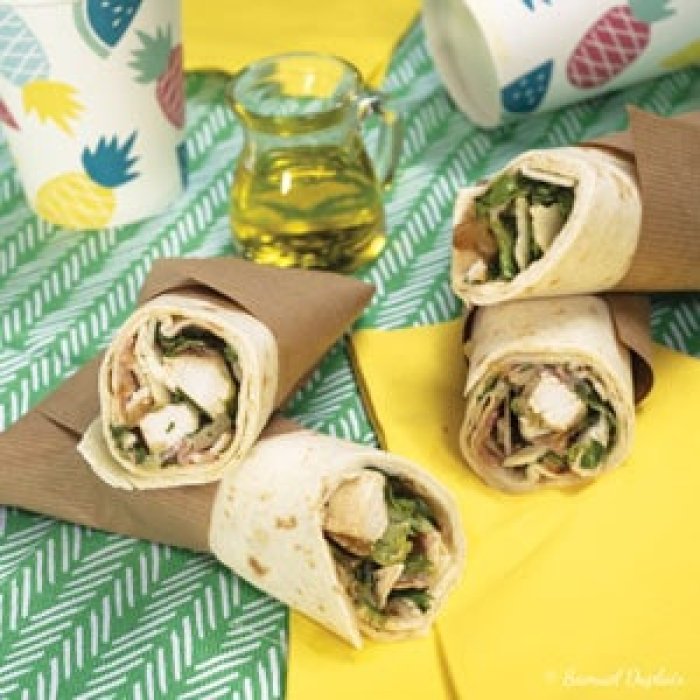 Wraps façon salade césar