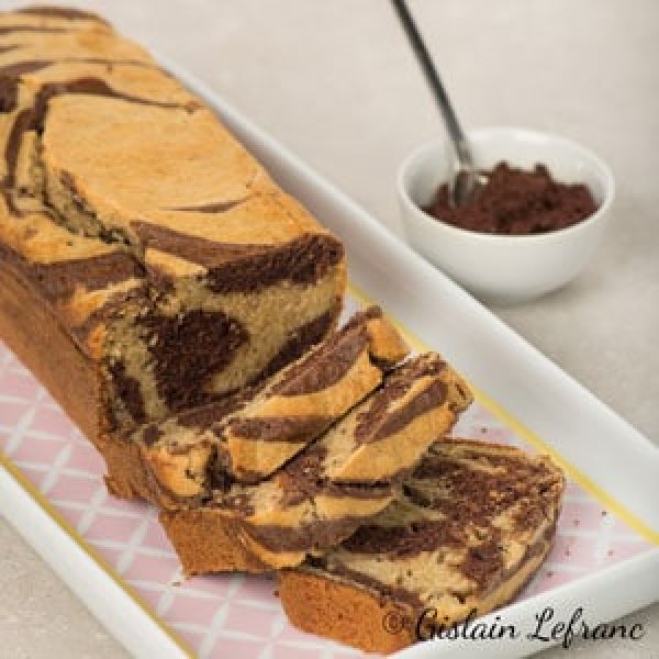 Zebra cake aux deux tapenades