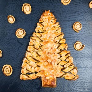 Sapin de Noël à la tapenade verte