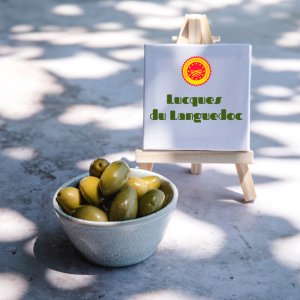 Olives Lucques du Languedoc AOP en bol